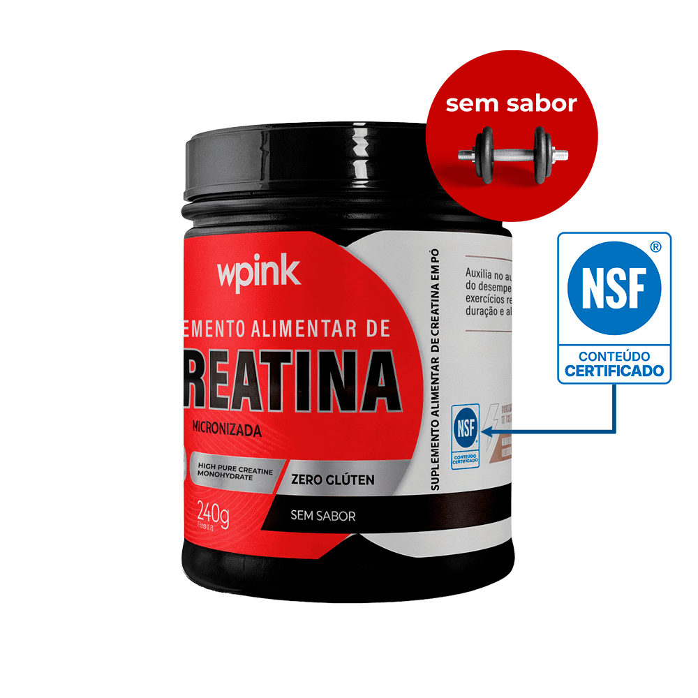 creatina sem sabor - 240g – wp